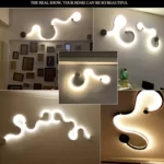 Modern Black White LED Wall Lamps