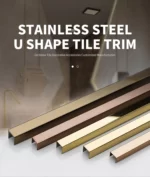 U Shape Stainless Steel Wall Profiles