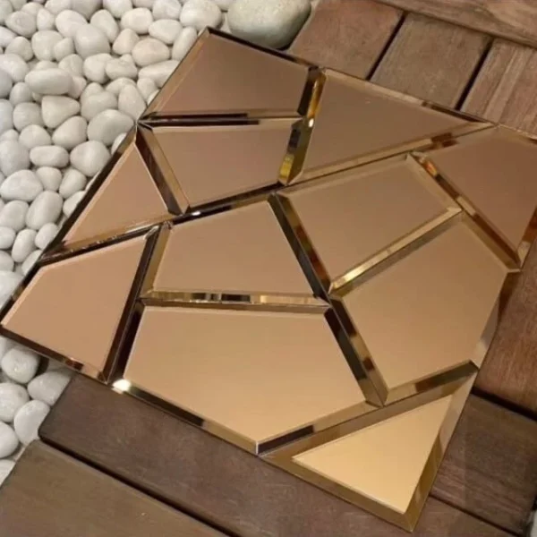 Copper Glass Mirror Mosaic