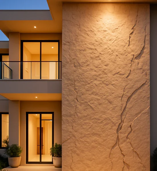 PU Stone Golden Space Panel