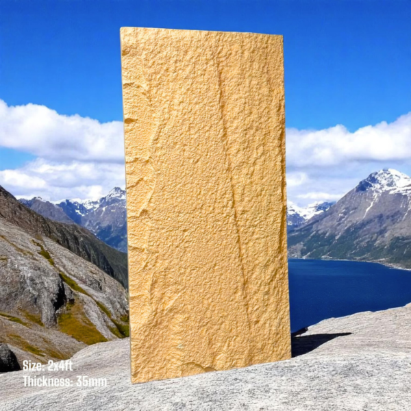 PU Stone Golden Space Panel