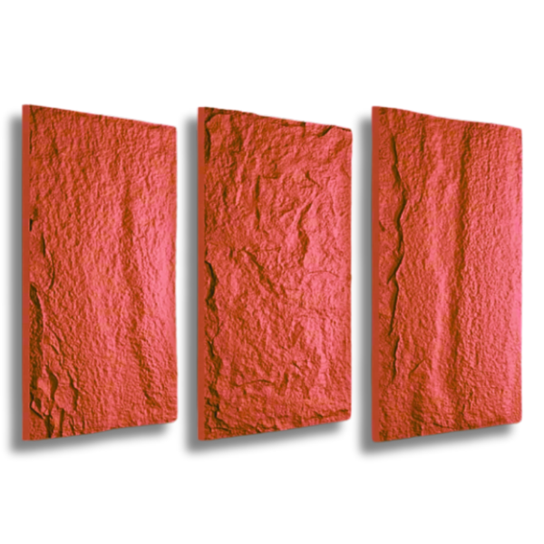 PU Stone Red Panel