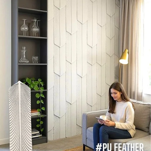 White Feather 3D Wall Panels