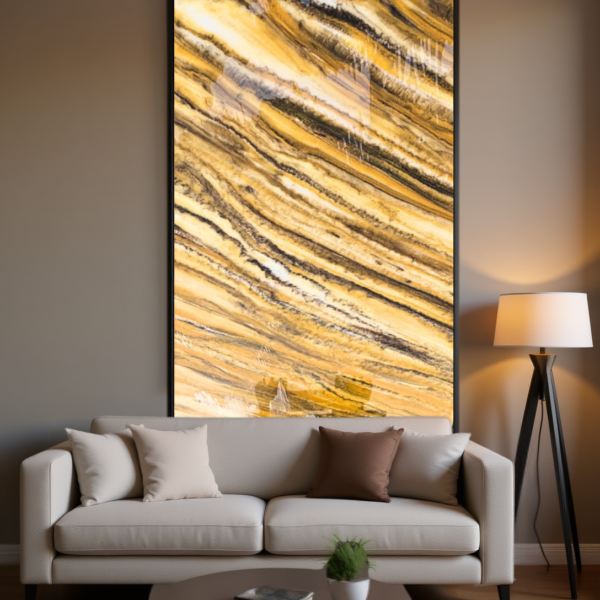 Coffee Pattern Onyx BackLit Sheet