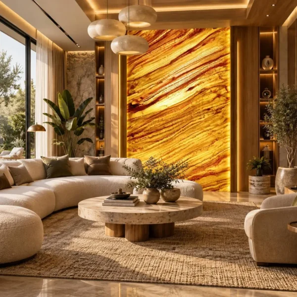 Sunset Stripe Onyx BackLit Sheet
