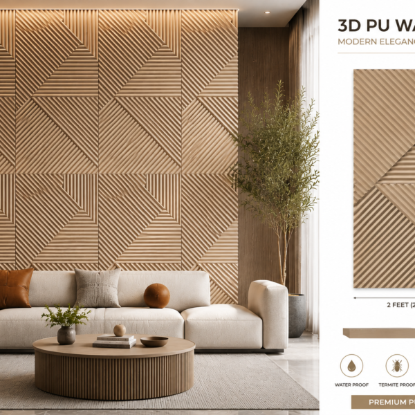 Geometric Series 3D PU Panel